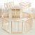 Foldable Wooden Baby Playpen – Safe Activity Center & Play Yard