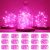 15-Pack Pink LED Fairy String Lights 6.6ft