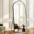 GlasFlength 64″x21″ Black Arched Full Length Mirror
