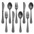 HaWare 9-Pc Toddler Kids Silverware Set – Hammered Finish