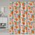 COSEVIER Peach Shower Curtain | Vibrant Fruit Design, 72×72 Inch