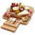 Casafield Bamboo Cheese Board & Knife Gift Set