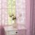 YANJUN Lace Purple Sheer Curtains – Floral Lavender Drapes