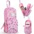 Unicorn Large Capacity Pencil Case for Teen Girls – Pink