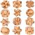 VolksRose 12pcs Wooden Brain Teaser Puzzles