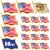 50-Pack American Flag Lapel Pins – Patriotic USA Badge