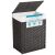 BIRDROCK HOME Single Woven Laundry Hamper with Lid