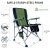 Lamberia Folding Camping Chair – Heavy Duty 330 LBS
