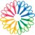 Huhuhero 5” Kids Blunt Tip Scissors (12-Pack)