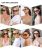 SOJOS Trendy Oversized Square Sunglasses