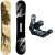 Camp Seven Roots CRC Snowboard + APX Bindings – Men’s Package