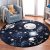 SAFAVIEH Kids Carousel Rug: 6’7″ Round, Blue