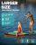 11’6’×35’×6′ Extra Wide Inflatable Paddle Board