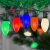 Vintage C9 LED Christmas Lights – 25ft Multicolor Outdoor