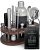 Home Hero 22-Pc Bartender Kit with Wooden Stand