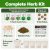 HOME GROWN Indoor Herb Garden Starter Kit – 5 Herb Grow Kit