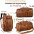 Baosha Vegan Leather Weekender Bag: Stylish Travel Gift for Men
