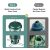 LCSEVEN Squirrel Proof Bird Feeder for Outdoors Hanging