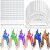 Zealor 36-Pack Math Compass & Protractor Set