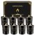 8-Pack Men’s Scented Soy Candles – Aromatherapy Gift Set