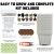 Herb Grow Kit – 10 Herb Seeds DIY Garden Starter Set
