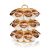 KREWEY 360° Rotating K-Cup Carousel – 27 Pod Storage, Gold