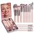 BS-MALL Travel Makeup Brush Set with LED Mirror