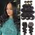 10A Brazilian Body Wave Human Hair Bundles with HD Closure