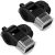 2-Pack Sports Whistles with Lanyard & Mouth Grip