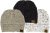Funky Junque Confetti Beanie 3-Pack – Warm Winter Hats