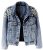Kedera Women’s Embroidered Pearl Short Denim Jacket