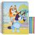 Bluey Kids Sketchbook with Washable Markers – 86 Pages