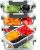 MCIRCO 5-Pack 3-Compartment Glass Meal Prep Containers