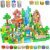 120PCS Farm Magnetic Blocks: STEM Montessori Toy for Kids 3-8