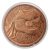 Roaring T-Rex 1oz .999 Copper Round Challenge Coin