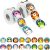 600 PCS Adorable Round Animal Reward Stickers