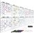 Extra Large 100″x36″ Dry Erase Monthly Planner Whiteboard