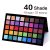 UCANBE Spotlight Eyeshadow Palette: 40 Colorful Shades