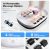Collapsible Foot Spa Bath with Heat, Remote Control, Bubbles, Red Light