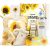 Sunflower Spa Gift Basket for Women – 10 Pcs Set