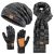 Men’s Winter 3-in-1 Warm Set: Beanie, Scarf & Gloves