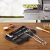 Amazon Basics 4-Piece BBQ Grilling Tool Set with Carry Bag