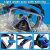 Snorkeling Gear Set with Panoramic View Mask
