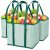 3-Pack Reusable Grocery Bags – Heavy Duty Foldable Totes