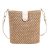Women’s Handmade Straw Crossbody Bag