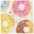 Donut Party Lunch Napkins – 16 Count, Multicolor