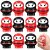 Jerify Ninja Stress Balls Set: Warrior Figures Party Favors