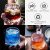 Flat Bottom Crystal Whiskey Glasses – Set of 3