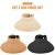 3PCS Foldable Straw Sun Visor Hats