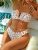 ZAFUL Women V-Wired Ruffle Bandeau Bikini